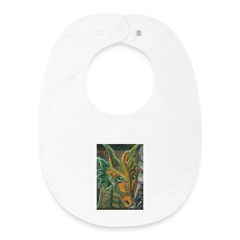 Look there... - Baby Organic Bib - white - Front