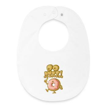 Do nuts - Bavoir bébé bio - blanc - Devant