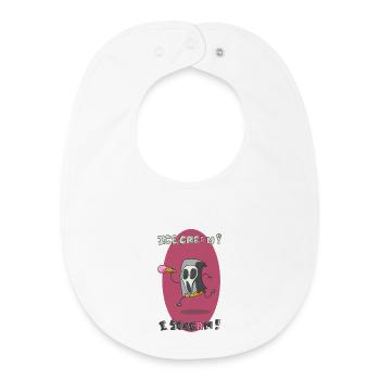 IJs? Ik schreeuw! - Baby Bio slabbetje - wit - Voor