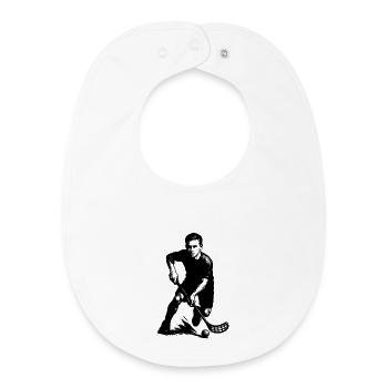 Short and clear floorball - Baby Organic Bib - white - Front