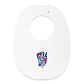 Ganesha, your god of fortune, frees the way - Baby Organic Bib - white - Front