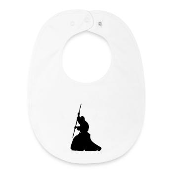 Kobudo bo - Baby Organic Bib - white - Front