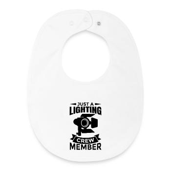 Lichtregie - Baby Organic Lätzchen - Weiß - Vorne