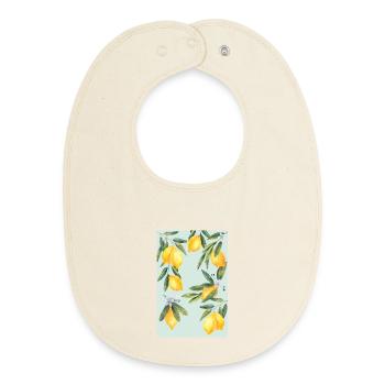 Zitronen - Baby Organic Lätzchen - Natur - Vorne