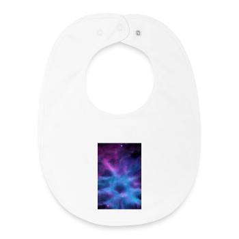 Image de la galaxie - Bavoir bébé bio - blanc - Devant