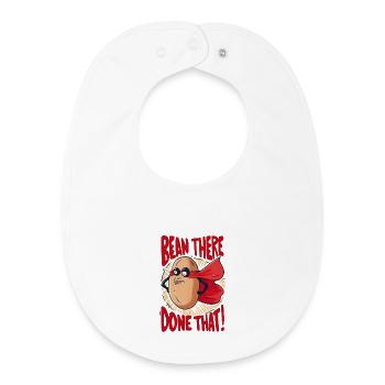 Bean There, Done That! - Baby Organic Lätzchen - Weiß - Vorne