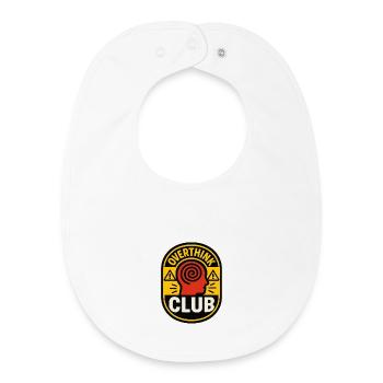 Overthink Club - Baby Organic Lätzchen - Weiß - Vorne
