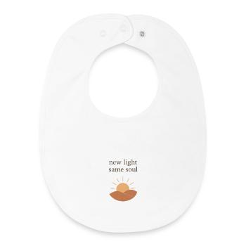 New light same soul - Baby Organic Lätzchen - Weiß - Vorne