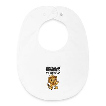crying around - Baby Organic Bib - white - Front