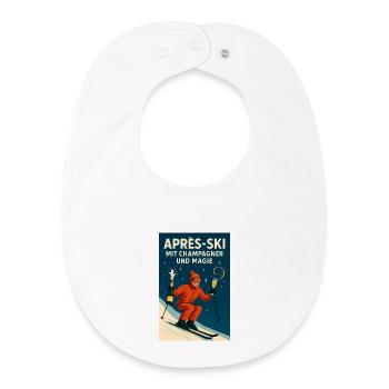 Après-Ski Magie - Baby Organic Lätzchen - Weiß - Vorne