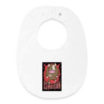 Zombison-Poster - Baby Organic Lätzchen - Weiß - Vorne
