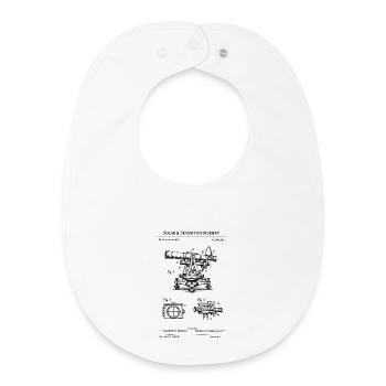 Plan directeur des instruments solaires et de transit - Bavoir bébé bio - blanc - Devant