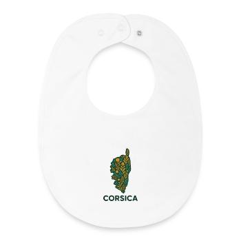 Corsica Immortelle - Baby Organic Bib - white - Front
