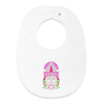 Inca Mayan calendar aztec - Baby Organic Bib - white - Front