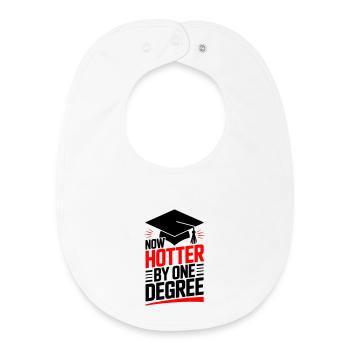 Bachelor Master Doctorate - Baby Organic Bib - white - Front