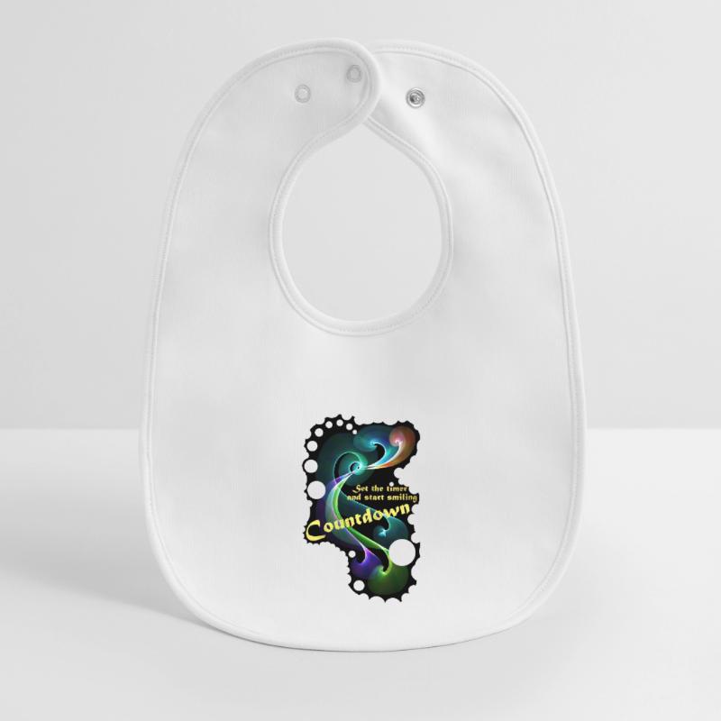 Countdown Smiling timer Baby Organic Bib