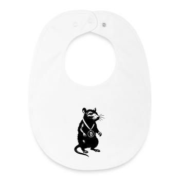 Veuillez télécharger le design - Bavoir bébé bio - blanc - Devant
