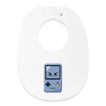 Funny Edgy Game Console - Baby Organic Bib - white - Front
