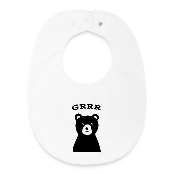 Bär - Baby Organic Lätzchen - Weiß - Vorne