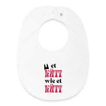 Karneval - Baby Organic Lätzchen - Weiß - Vorne