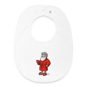 Santa Claus Spa - Baby Organic Bib - white - Front