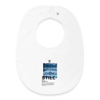 Still Water - Baby Organic Bib - white - Front