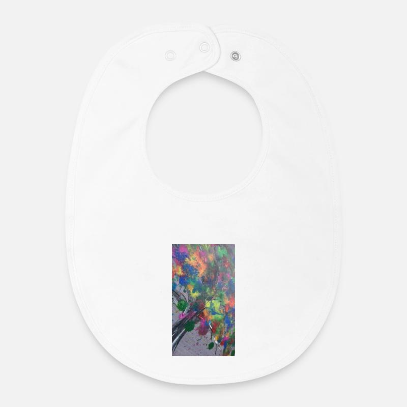 drop - Baby Organic Bib - white