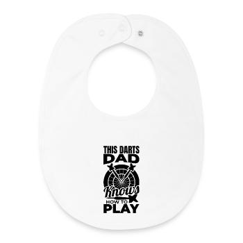Darter Papa - Baby Organic Lätzchen - Weiß - Vorne