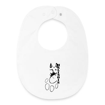 Malinois - Baby Organic Lätzchen - Weiß - Vorne