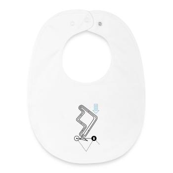 Regatta Course Sailing Regatta Course Sailing Course - Baby Organic Bib - white - Front