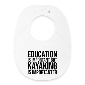 kayak - Bavoir bébé bio - blanc - Devant
