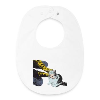 HAPPINESS - Baby Organic Bib - white - Front