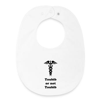 Toubib or not toubib ? - Bavoir bébé bio - blanc - Devant
