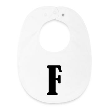 F - Baby Organic Lätzchen - Weiß - Vorne