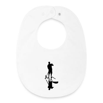 Stand Up Paddling - Baby Organic Bib - white - Front