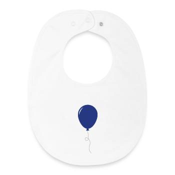 Ballon - Baby Organic Lätzchen - Weiß - Vorne