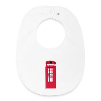 phone_box_1 - Bavoir bébé bio - blanc - Devant
