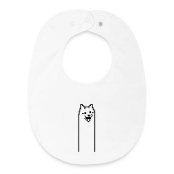 Doge Meme - Drôle de chien Internet Shiba Inu - Bavoir bébé bio - blanc - Devant