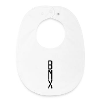 Bmx Bike - Sleeve Pressure Bmx Retro - Baby Organic Bib - white - Front