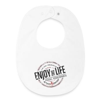 Enjoy this Life® & Fleur de Lys Pascal Voggenhuber - Baby Organic Lätzchen - Weiß - Vorne