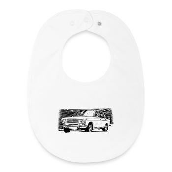 WAS 2103 Lada 1500 Schiguli - Bavoir bébé bio - blanc - Devant
