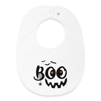 Boo - Baby Organic Bib - white - Front
