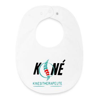 Physiotherapist - Baby Organic Bib - white - Front