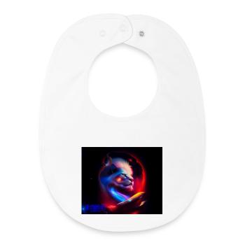 Lion Univers - Baby Organic Bib - white - Front