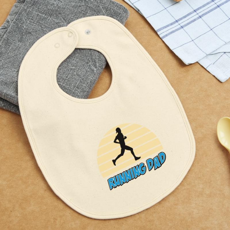 Laufender Vater Baby Organic Lätzchen