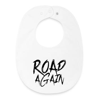Road Again - Baby Organic Bib - white - Front