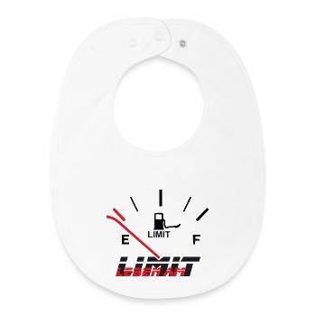 Life at the limit - Baby Organic Bib - white - Front