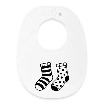 World Down Syndrome Day - Baby Organic Bib - white - Front