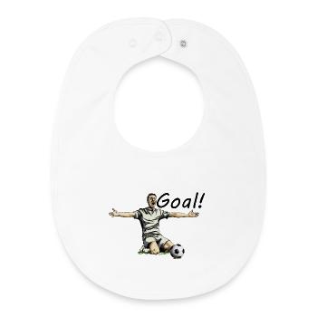 Goal - Baby Organic Bib - white - Front