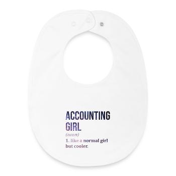 Accounting - Baby Organic Bib - white - Front